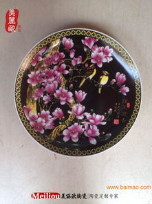 景德鎮精品手繪青花紀念盤 傳承千年的藝術饋贈